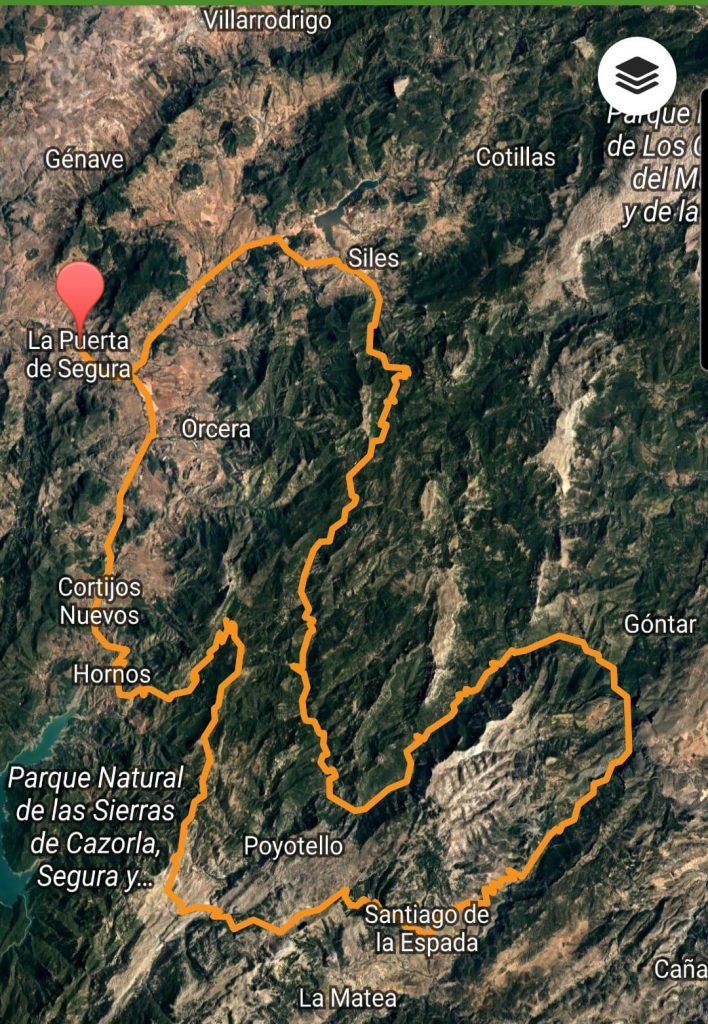 Recorrido de la ruta